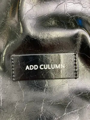 ADD CULUMN/トートバッグ/バッグ/ブラック