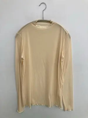 LAUIR/ラウアー/Tシャツ/カットソー/トップス/アイボリー/L