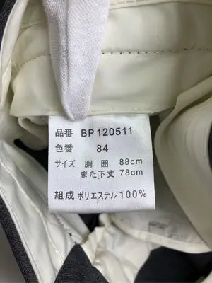スラックス/パンツ/グレー/胴囲88cm　また下丈78cm