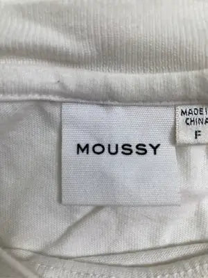 MOUSSY/マウジー/Tシャツ/カットソー/トップス/ホワイト/F