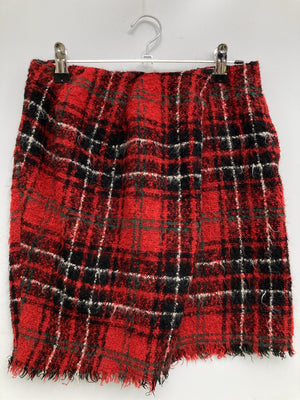 MACPHEE/マカフィー/ショート/ミニスカート/スカート/レッド/36