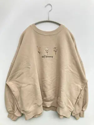 continuer de NICE CLAUP/コンティニューデナイスクラップ/スウェット/トップス/ベージュ
