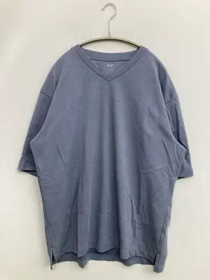 UNIQLO/ユニクロ/Tシャツ/カットソー/トップス/ブルー/XL