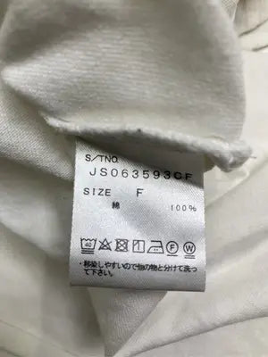 JEANASIS/ジーナシス/Tシャツ/カットソー/トップス/ホワイト/F