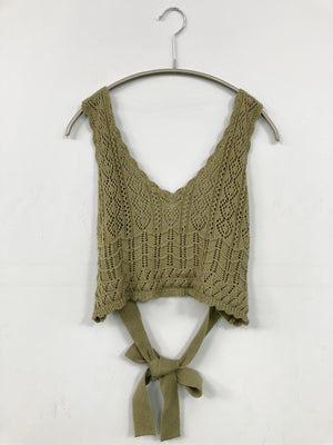 アンサンブル/トップス/カーキ/M