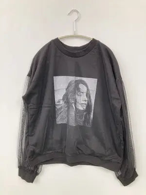 MEKKE/Tシャツ/カットソー/トップス/ブラック