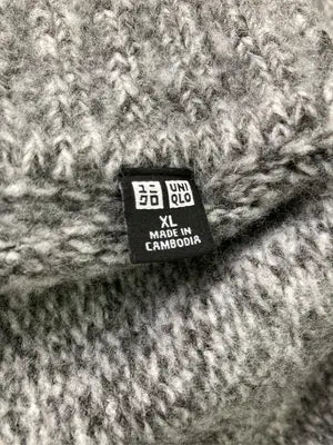 UNIQLO/ユニクロ/カーディガン/ボレロ/トップス/グレー/XL