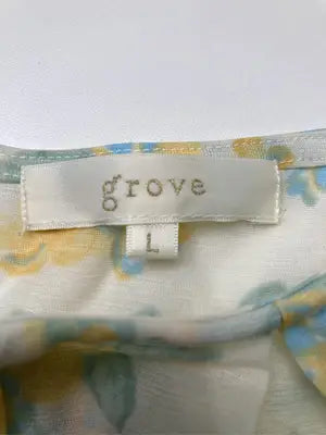 grove/グローブ/シャツ/ブラウス/トップス/アイボリー/L