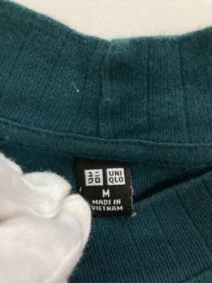 UNIQLO/ユニクロ/Tシャツ/カットソー/トップス/グリーン/M