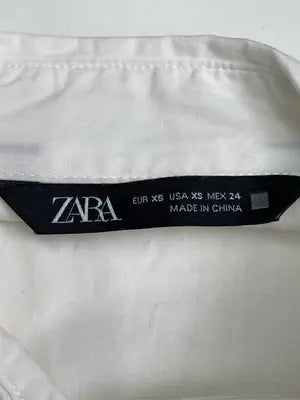 ZARA/ザラ/シャツ/ブラウス/トップス/ホワイト/XS