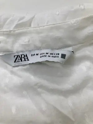ZARA/ザラ/シャツ/ブラウス/トップス/ホワイト/EUR M/USA M/ MEX 28