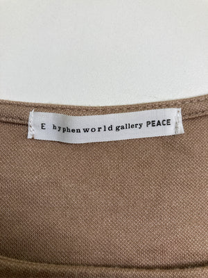 E hyphen world gallery peace/イーハイフンワールドギャラリーピース/ドレス/ワンピース/ドレス/ブラウン/F