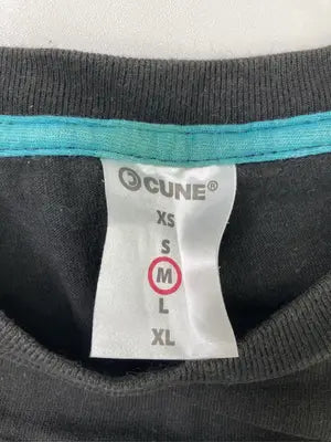 CUNE/キューン/Tシャツ/カットソー/トップス/ブラック/M