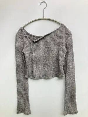 Tシャツ/カットソー/トップス/グレー/M