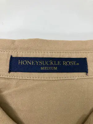 HONEYSUCKLE ROSE/ハニーサックルローズ/シャツワンピース/ワンピース/ドレス/ブラウン/MEDIUM