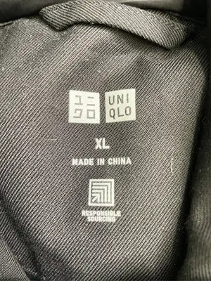 UNIQLO/ユニクロ/ダウンジャケット/コート/ジャケット/アウター/ブラック/XL