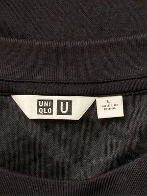 UNIQLO U/ユニクロユー/Tシャツ/カットソー/トップス/ブラック/L