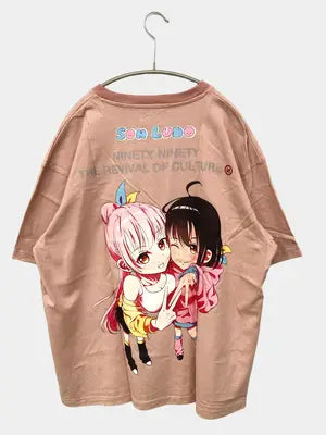 9090 x son ludo/ナインティナインティソンルド/Tシャツ/カットソー/トップス/ピンク/L