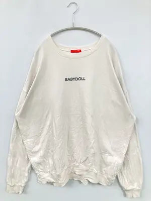 BABYDOLL/ベビードール/スウェット/トップス/ホワイト/XL