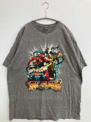 Six Flags/Tシャツ/カットソー/トップス/グレー/XL
