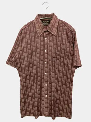 VAN HEUSEN/ヴァンヒューゼン/シャツ/ブラウス/トップス/ブラウン/M