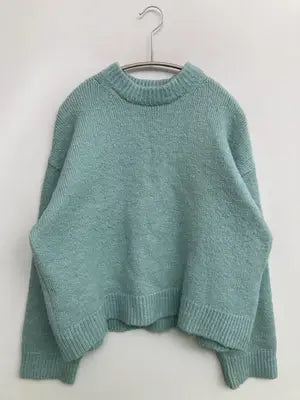 ZARA/ザラ/ニット/セーター/トップス/スカイブルー/L
