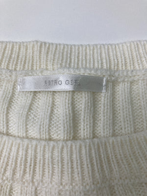 RETRO GIRL/レトロガール/ニット/セーター/トップス/ホワイト/M