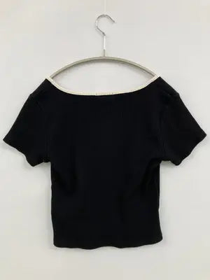GYDA/ジェイダ/Tシャツ/カットソー/トップス/ブラック/F