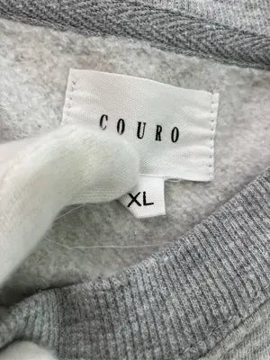 COURO/スウェット/トップス/グレー/XL
