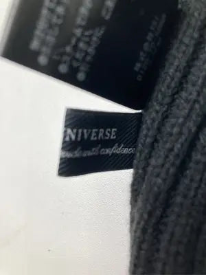 nano UNIVERSE/ナノユニバース/ニットキャップ/ビーニー/帽子/ブラック/F