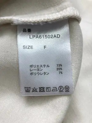 LEPSIM/レプシィム/Tシャツ/カットソー/トップス/アイボリー/F