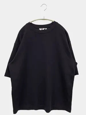 UNIQLO U/ユニクロユー/Tシャツ/カットソー/トップス/ブラック/L