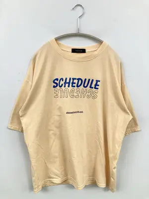 Doula Doula/ドゥーラドゥーラ/Tシャツ/カットソー/トップス/ベージュ