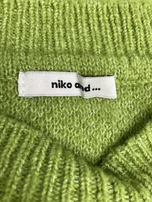 niko and .../ニコアンド/ニット/セーター/トップス/ライトグリーン/F