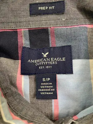AMERICAN EAGLE/アメリカンイーグル/シャツ/ブラウス/トップス/ブルー/S/P