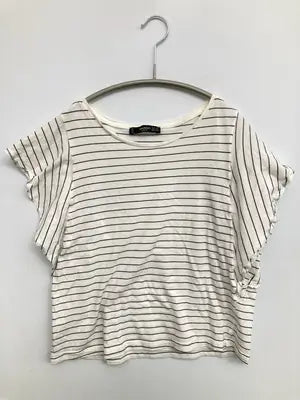 MANGO/マンゴ/Tシャツ/カットソー/トップス/ホワイト/XS