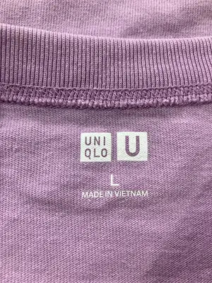 UNIQLO/ユニクロ/Tシャツ/カットソー/トップス/パープル/L
