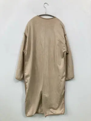 THE SHOP TK/ザショップティーケー/ノーカラーコート/ジャケット/アウター/ベージュ/M