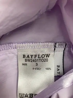 BAYFLOW/ベイフロー/ナイロンパンツ/パンツ/パープル/3