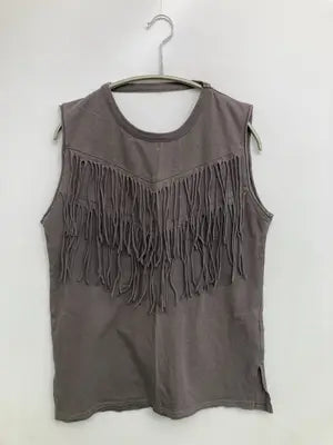 MOUSSY/マウジー/ノースリーブ/トップス/グレー/F