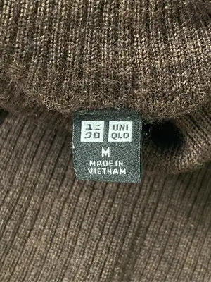 UNIQLO/ユニクロ/ニット/セーター/トップス/ブラウン/M