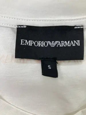 EMPORIO ARMANI/エンポリオアルマーニ/Tシャツ/カットソー/トップス/ホワイト/S