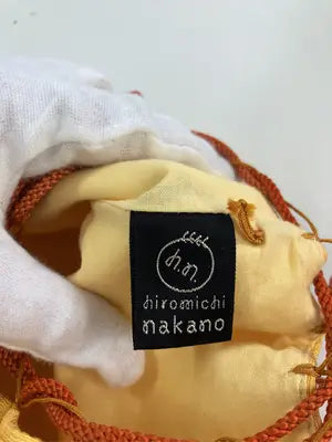 hiromichi nakano/ヒロミチナカノ/ポーチ/財布/小物/イエロー