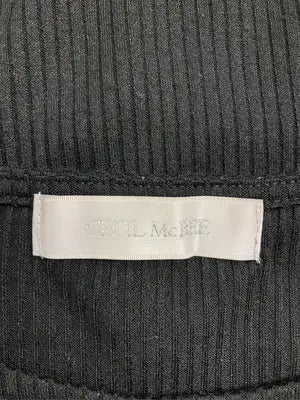 CECIL McBEE/セシルマクビー/Tシャツ/カットソー/トップス/ブラック/M