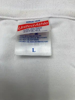 United Athle/ユナイテッドアスレ/ポロシャツ/トップス/ホワイト/L