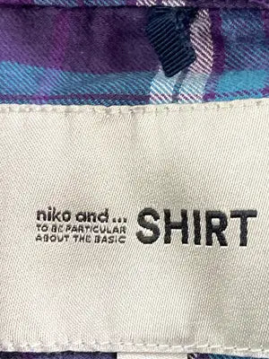 niko and .../ニコアンド/シャツ/ブラウス/トップス/パープル/3