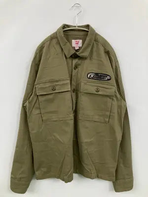 VOLCOM/ボルコム/シャツ/ブラウス/トップス/カーキ/L-G
