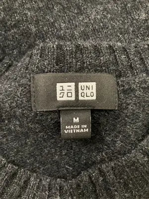 UNIQLO/ユニクロ/ニット/セーター/トップス/グレー/M