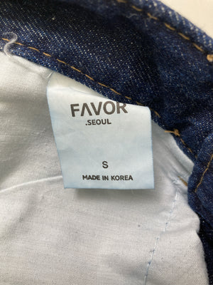 FAVOR/デニムパンツ/パンツ/ネイビー/S