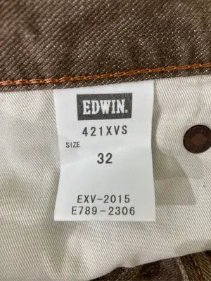 EDWIN/エドウィン/デニムパンツ/パンツ/ブラウン/32